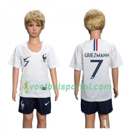Frankrijk Griezmann 7 Kind Uit Tenue WK voetbal 2018